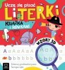 Literki Książka z rowkami Uczę się pisać Terapia ręki
